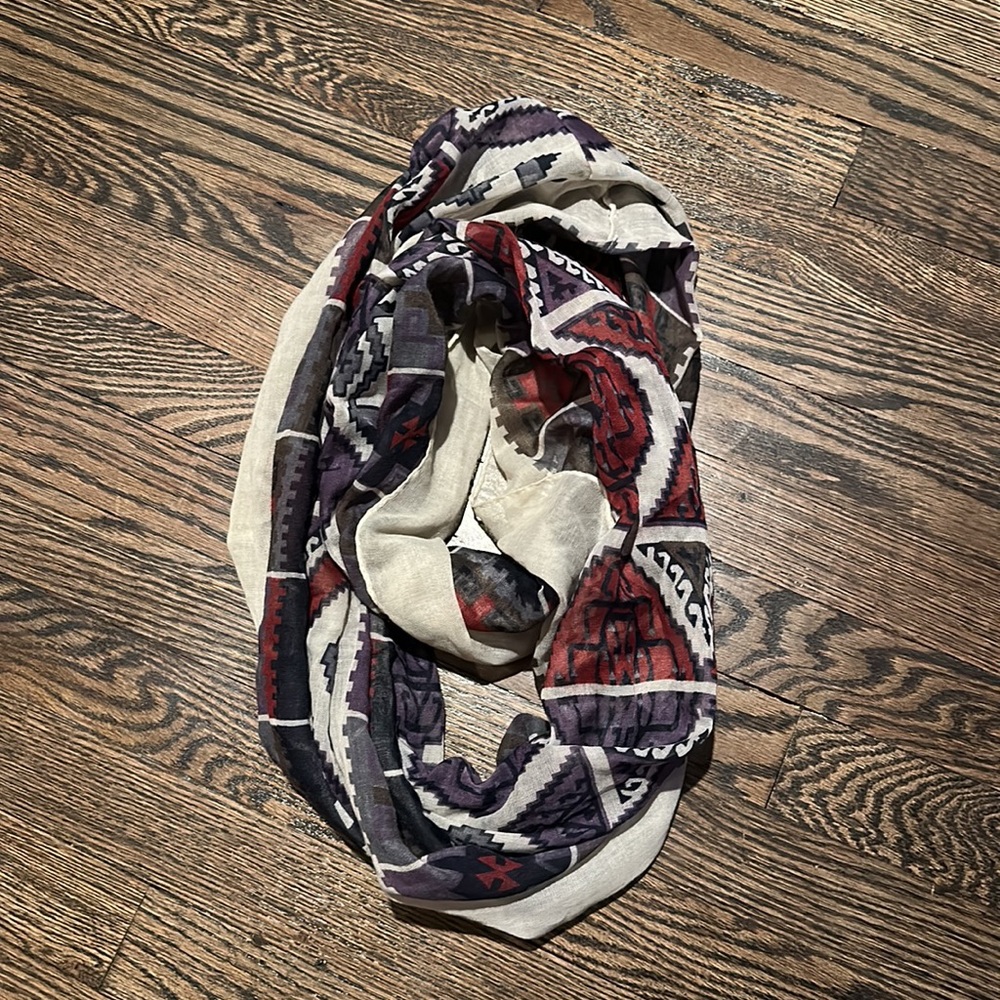 Rich Colored Infinity Scarf - Picture 3 of 4